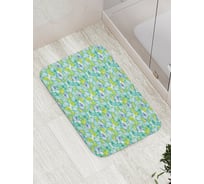 Коврик противоскользящий JoyArty "Потерянный в цветах" для ванной, сауны, бассейна, bath_15738