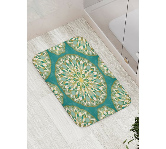 Коврик противоскользящий JoyArty "Райские цветы" для ванной, сауны, бассейна, bath_15724 1