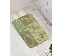 Коврик противоскользящий JoyArty "Травянистые узоры" для ванной, сауны, бассейна, bath_15786