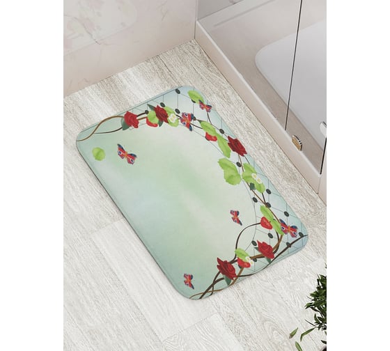 Коврик противоскользящий JoyArty "Романтическая арка" для ванной, сауны, бассейна, bath_2917 1