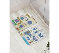 Коврик противоскользящий JoyArty "На улице с позитивом" для ванной, сауны, бассейна, bath_1547