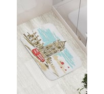 Коврик противоскользящий JoyArty "Лондонский вид" для ванной, сауны, бассейна, bath_4874