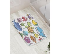 Коврик противоскользящий JoyArty "Море улыбок" для ванной, сауны, бассейна, bath_9521