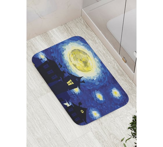 Коврик противоскользящий JoyArty "Ночная сказка" для ванной, сауны, бассейна, bath_7704 1