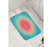 Коврик противоскользящий JoyArty "Любовь с кругами и стрелами" для ванной, сауны, бассейна, bath_15283