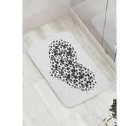 Коврик противоскользящий JoyArty "Футбольная любовь" для ванной, сауны, бассейна, bath_12402