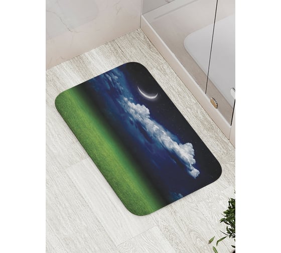 Коврик противоскользящий JoyArty "Лунная поляна" для ванной, сауны, бассейна, bath_12871