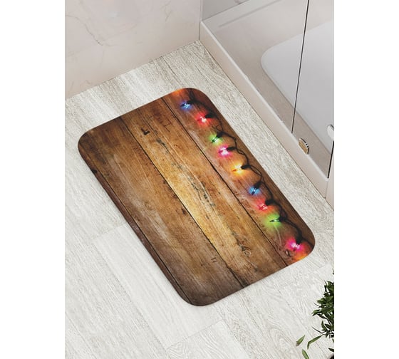 Коврик противоскользящий JoyArty "Праздничное украшение" для ванной, сауны, бассейна, bath_13181 1