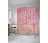 Штора (занавеска) для ванной JoyArty "Сказочный девичник" из сатена, 180х200 см с крючками, sc_34498