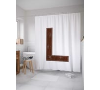 Штора (занавеска) для ванной JoyArty "Королевская l" из сатена, 180х200 см с крючками, sc_4920L