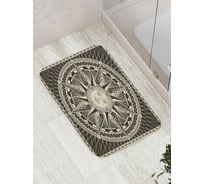 Коврик противоскользящий JoyArty "Средневековое солнце" для ванной, сауны, бассейна, bath_2952