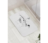 Коврик противоскользящий JoyArty "Горячее блаженство" для ванной, сауны, бассейна, bath_3373