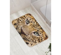 Коврик противоскользящий JoyArty "Мордашка леопарда" для ванной, сауны, бассейна, bath_2769