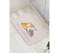 Коврик противоскользящий JoyArty "Лучшая пара котиков" для ванной, сауны, бассейна, bath_92004