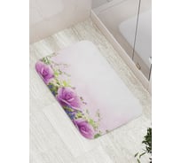 Коврик противоскользящий JoyArty "Цветочное успокоение" для ванной, сауны, бассейна, bath_16264