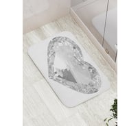 Коврик противоскользящий JoyArty "Любовный презент" для ванной, сауны, бассейна, bath_13322