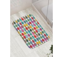 Коврик противоскользящий JoyArty "Барашки" для ванной, сауны, бассейна, bath_53509