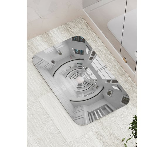 Коврик противоскользящий JoyArty "Космические аппартаменты" для ванной, сауны, бассейна, bath_21658
