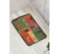 Коврик противоскользящий JoyArty "Африканская история" для ванной, сауны, бассейна, bath_16835
