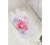 Коврик противоскользящий JoyArty "Лотос" для ванной, сауны, бассейна, bath_26491