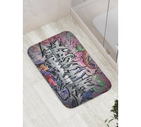 Коврик противоскользящий JoyArty "Искусство граффити" для ванной, сауны, бассейна, bath_21242