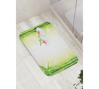 Коврик противоскользящий JoyArty "Орхидея и бамбук" для ванной, сауны, бассейна, bath_16372