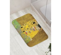 Коврик противоскользящий JoyArty "Густав Климт Поцелуй" для ванной, сауны, бассейна, bath_4889