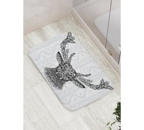 Коврик противоскользящий JoyArty "Олень с узорами" для ванной, сауны, бассейна, bath_15541