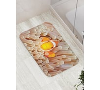 Коврик противоскользящий JoyArty "Испуганная рыба" для ванной, сауны, бассейна, bath_14600