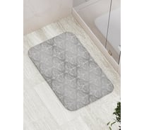 Коврик противоскользящий JoyArty "Хмурые цветы" для ванной, сауны, бассейна, bath_13574