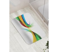 Коврик противоскользящий JoyArty "Столкновение волн" для ванной, сауны, бассейна, bath_12472