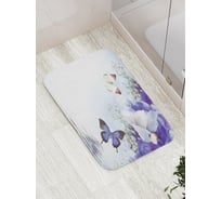 Коврик противоскользящий JoyArty "Бабочки над водой" для ванной, сауны, бассейна, bath_13592