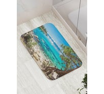 Коврик противоскользящий JoyArty "Вид с жаркого пляжа" для ванной, сауны, бассейна, bath_10903