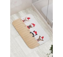 Коврик противоскользящий JoyArty "Веселые собачки" для ванной, сауны, бассейна, bath_20309