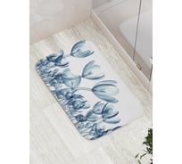 Коврик противоскользящий JoyArty "Дружные цветы" для ванной, сауны, бассейна, bath_14468