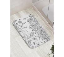 Коврик противоскользящий JoyArty "Приятные посиделки" для ванной, сауны, бассейна, bath_17619