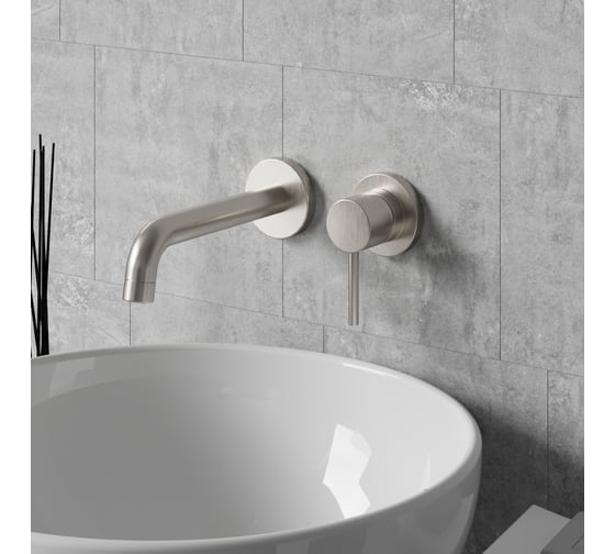 Встроенный смеситель для раковины Paini 78PW208 Cox никель PVD 23589