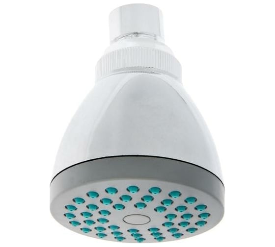 Стационарная лейка ZEIN Z0109 1 режим, с зелёными вставками, пластик 5482409 1
