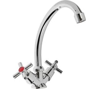 Смеситель для кухни ZEIN Z20380104, кран-букса латунь 1/2, без подводки, хром 5799987