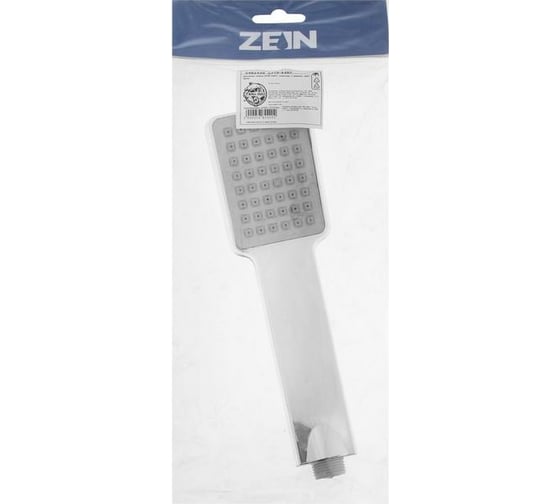 Душевая лейка ZEIN Z407 пластик, 1 режим, хром 5482420