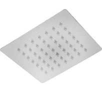 Стационарная лейка ZEIN Z015 квадратная, 15x15 см, 1 режим, полированная нержавеющая сталь 5482415