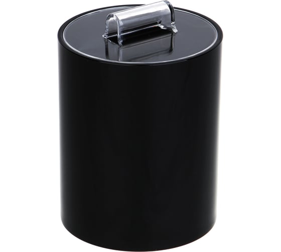 Контейнер для ватных дисков VETTA акрил, 11,5x8x8 см, черный 478-230