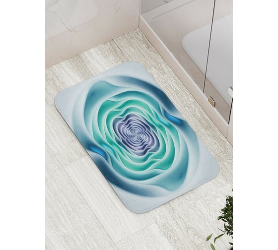 Коврик противоскользящий JoyArty "Бесконечные волны" для ванной, сауны, бассейна, bath_16987 1