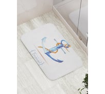 Коврик противоскользящий JoyArty "Якорь для путешествия" для ванной, сауны, бассейна, bath_15953