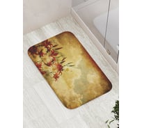 Коврик противоскользящий JoyArty "Цветы снимут усталость" для ванной, сауны, бассейна, bath_16710