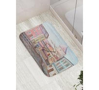 Коврик противоскользящий JoyArty "Неожиданная встреча" для ванной, сауны, бассейна, bath_17257