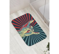 Коврик противоскользящий JoyArty "Рок наше все" для ванной, сауны, бассейна, bath_16476