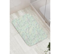 Коврик противоскользящий JoyArty "Лиственный узор" для ванной, сауны, бассейна, bath_13304