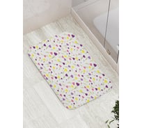 Коврик противоскользящий JoyArty "Тюльпановые фантазии" для ванной, сауны, бассейна, bath_17740