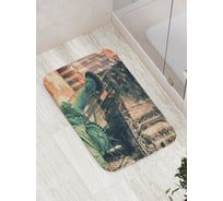 Коврик противоскользящий JoyArty "Осмотр со Статуи Свободы" для ванной, сауны, бассейна, bath_18425